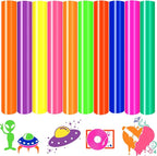 HTVSTD Neon HTV Heat Transfer Vinyl 10 Sheets 12×10in Iron on Vinyl | Neon by CraftingEveryday