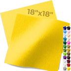 IONTACH 18" X 18" Soft Felt Sheets 1.6mm Thick | Acrylic Felt Fabric Sheets by IONTACH