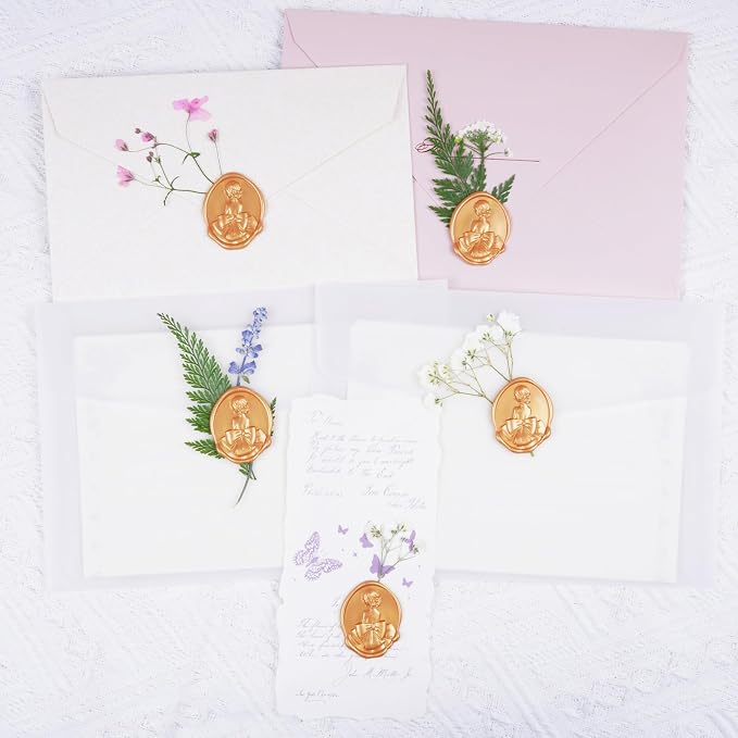 50Pcs White Dried Pressed Flowers - Image 4