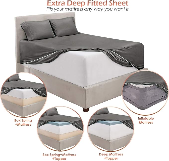 Hearth & Harbor Extra Deep Pocket Sheets - Image 6