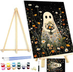 Halloween Framed Paint by Numbers Kits by MeothanDiamondPainting