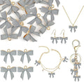 Bow Charms for Bracelet Jewelry Making Cute Bracelet Charms | 18Pcs, Bow Charms by Unknown