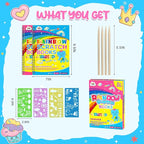 ZMLM Scratch Paper Art-Crafts Gift: 2 Pack Rainbow Notebooks Supplies Toys - Image 7
