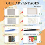 4 Pack Paint by Numbers Kit for Adults - Image 5