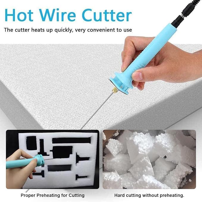 Foam Cutter Electric Hot Wire Cutter Pen 10CM Foam Board Cutting - Image 3