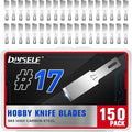 DIYSELF 150-Piece Hobby Craft Knife Blades, #17 Exacto Knife Blades, Hobby by DIYSELF