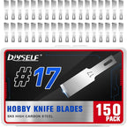 DIYSELF 150-Piece Hobby Craft Knife Blades, #17 Exacto Knife Blades, Hobby by DIYSELF