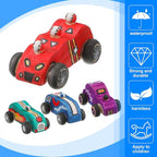 Zhanmai 24 Pcs Unfinished Wooden Cars to Paint DIY Craft | Kids Paint Craft Kit - Image 3
