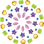 JPSOR 900pcs Gems Jewels for Crafts, Acrylic Flatback Rhinestones for Halloween - Image 4