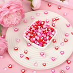 Augshy 700Pcs Heart Beads, Valentines Day Red Pink Heart Pony Beads - Image 3