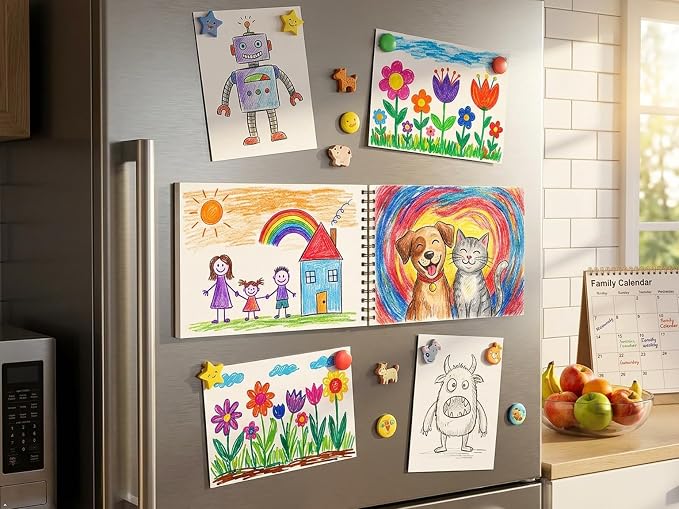 Soucolor Sketch Book 9x12, 100 Sheets, Kids Art Sketchbook - Image 3