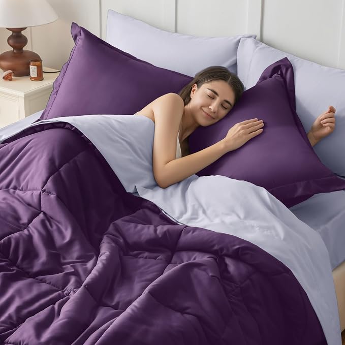 JOLLYVOGUE California King Comforter Set, Ultra-Soft Bed in a Bag Cal King Size - Image 7