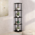Furinno Turn-N-Tube Storage Shelves, 5-Tier Book Shelf, Corner Shelf, Toolless by Furinno-FitsYourSpaceFitsYourBudget