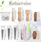 148 Pcs Needles Felting Tools, Professional Needle Felting Kit, 8 x 10 Inch - Image 3