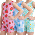 DIPUG 3 Pack Gymnastics Leotards by DIPUG