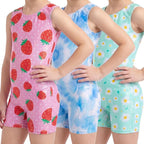 DIPUG 3 Pack Gymnastics Leotards by DIPUG