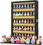 Minifigure Display Case – Black 16″ × 11″ × 2″ Showcase Cabinet by Unknown