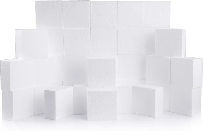 Silverlake 4x4x2 Craft Foam for Styrofoam Block Projects by SilverlakeCraftFoam