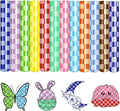Tintnut Colorful Checkerboard Heat Transfer Vinyl, Checker pattern PU HTV by Tintnut
