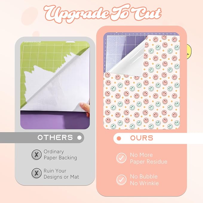 Tintnut Floral Permanent Vinyl 12 Sheets 12''x10'' Permanent Adhesive Vinyl | - Image 4