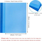 12 PCS Felt Fabric Sheets Shades of Blue, 7.87*11.8 inch A4 Stiff Felt Squares - Image 2