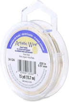 Artistic Wire, 24 Gauge Silver Plated Tarnish Resistant Colored Copper Craft by ArtisticWire