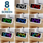 Netzu Loud Alarm Clock for Heavy Sleepers, RGB Alarm Clocks for Bedrooms - Image 2