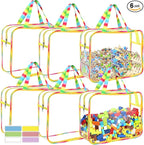 6 Packs Large Toy Storage Bags by OPELETNNT