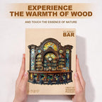 Classic Bar Puzzles Adults Gifts Wooden 200 Pieces 11.4 * 11.4in - Image 8