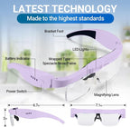 YOCTOSUN Magnifying Glass with Light, 0.75X-4.0X Magnifying Glasses, - Image 2
