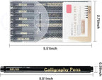 SAYEEC Calligraphy Brush Pens, Refillable Hand Lettering Pen - Image 2