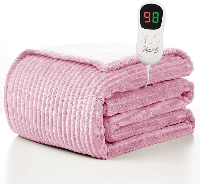 Homemate Heated Blanket Electric Throw by Homemate