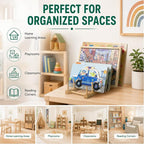 2 Pack Wooden Puzzle Rack, Puzzle Storage Organizer - Image 7