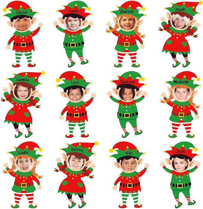 48 Set Christmas Elf Cutouts by gisgfim