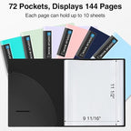 Sooez 2 Pack 72 Pocket Binder - Image 3