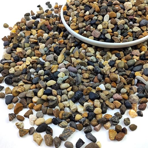 40LB Aquarium Gravel, 1/4" Pea Gravel by SHIZWU