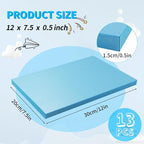 Blue 13 Pack 12x7.5x0.5 inch Foam Sheets 0.5 Inch Thick | Polystyrene - Image 2