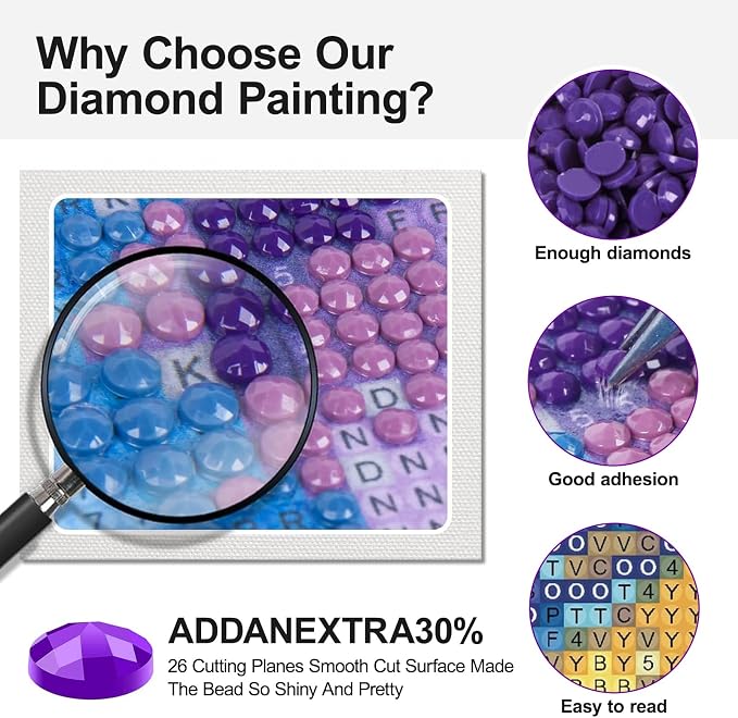6 Pack Beach Diamond Art Kits for Adults, Summer Diamond Painting Kits for - Image 7