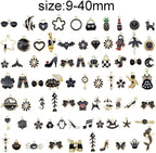 30pcs Mixed Enamel Charms Pendants - Image 2