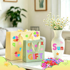 Glitter Foam Letter Stickers 469 Pcs Self-Adhesive Uppercase & Lowercase ABC - Image 4