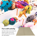 Jtnohx Craft Felt, 1 Square Yard Felt Fabric, 1.4mm Thickness Soft Flexible - Image 6