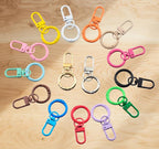 Keychain Clasp Keychain Clip Accessories Bulk 60pcs Colorful Lobster Claw Clasps - Image 7