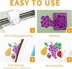 Golden Glitter Heat Transfer Vinyl, Glitter Iron-On - Image 4