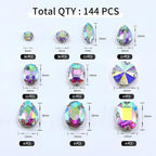 Sew on Rhinestone, Bags and Sewing Accessories，Crystal AB - Image 2