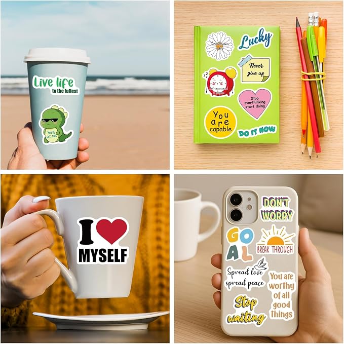 300PCS Cute Inspirational Stickers - Image 5