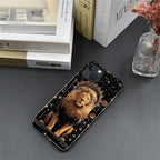 ZHEGAILIAN Case for iPhone 15 Plus, Galaxy Lion Gold Durable Shockproof - Image 4