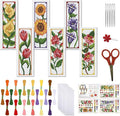 FREEBLOSS 6 Set Bookmark Cross Stitch Kits Stitch Bookmark Cross Stitch Kits by FreeandCreativeCraftsArt
