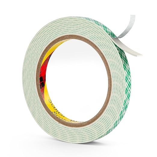 3M Double Sided Foam Tape 0.39" x 10Ft White 4026 Double Coated Urethane by SUREKEEP