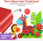 Self-Adhesive EVA Foam Sheets for Crafts – 2mm Thickness 8 Red Sheets, 6 x 9 - Image 6