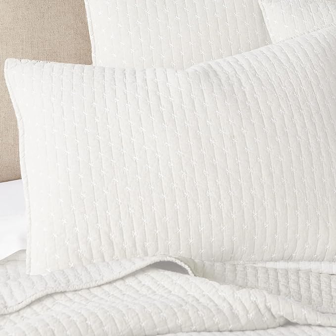 Levtex Home Cross Stitch Reversible Full Bedspread Set - Image 6
